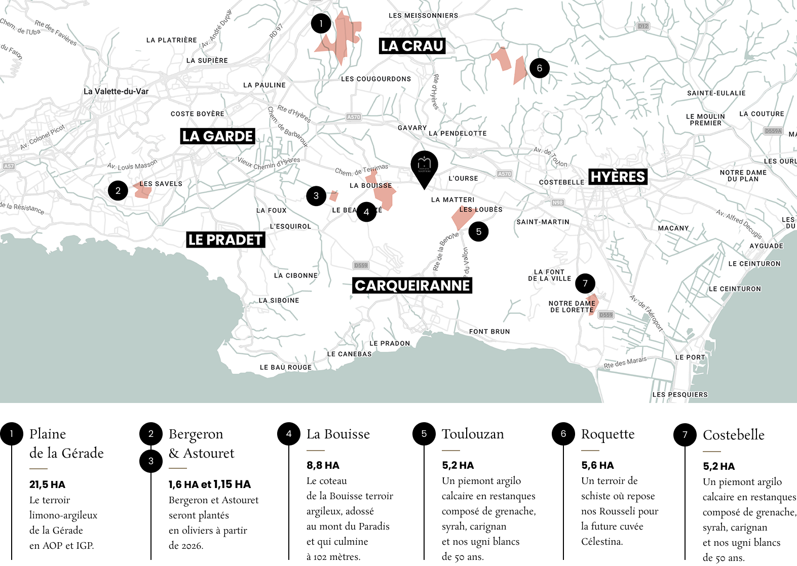carte terroirs