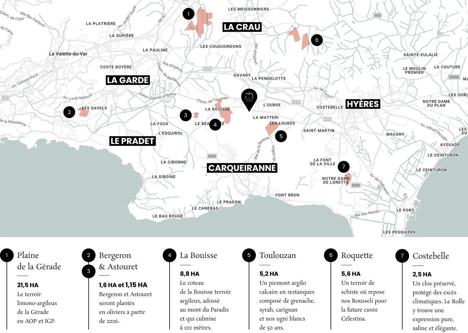 carte terroirs